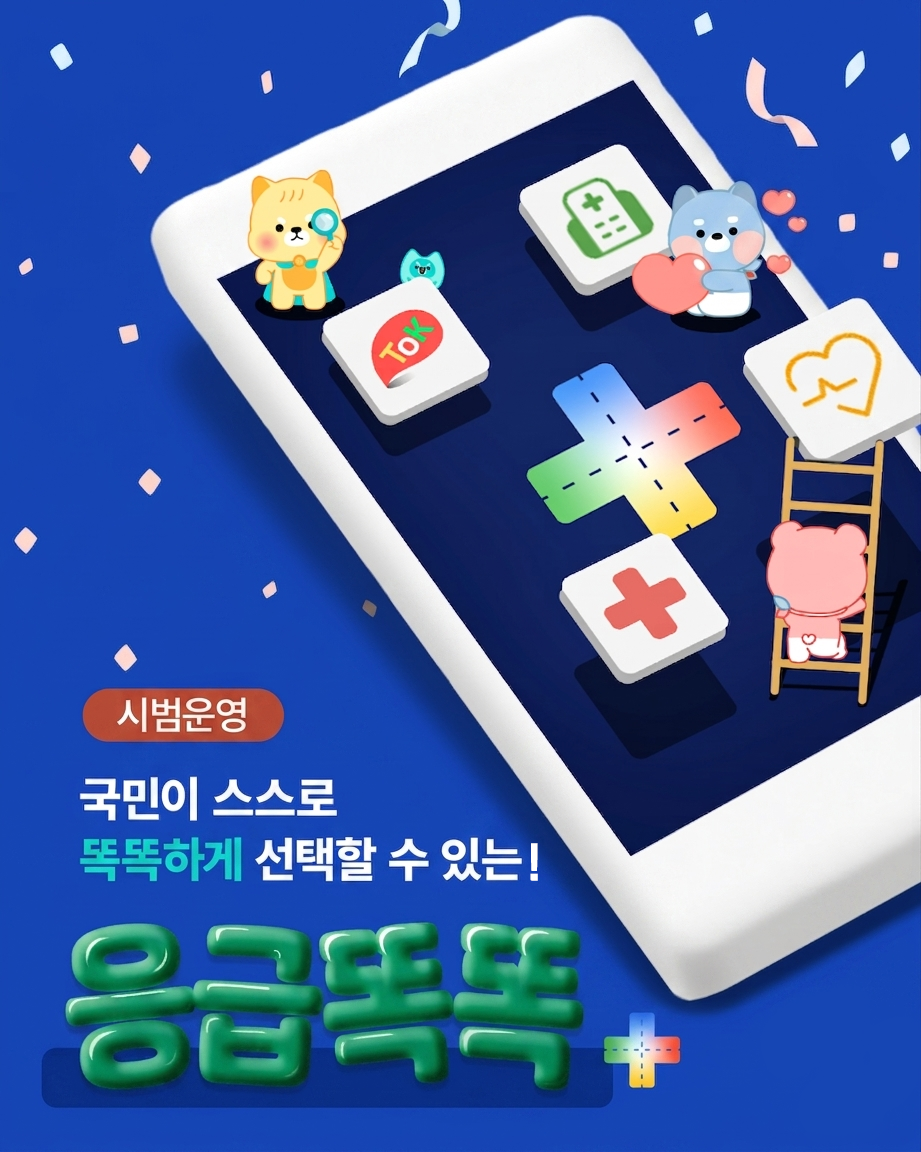 시범운영 국민이 스스로 똑똑하게 선택할 수 있는! 응급똑똑